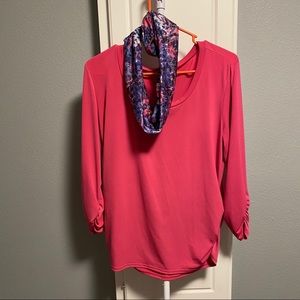 NY Collection Top and Scarf L